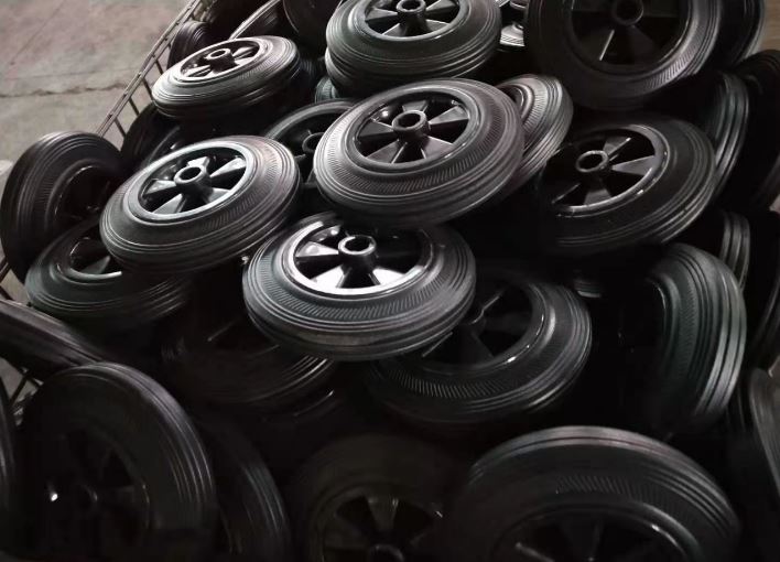 garbage container casters